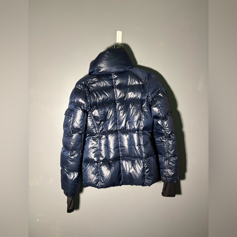 SAM. New York Freestyle Down Puffer Zip Jacket in Blue Size Small - Picture 3 of 6